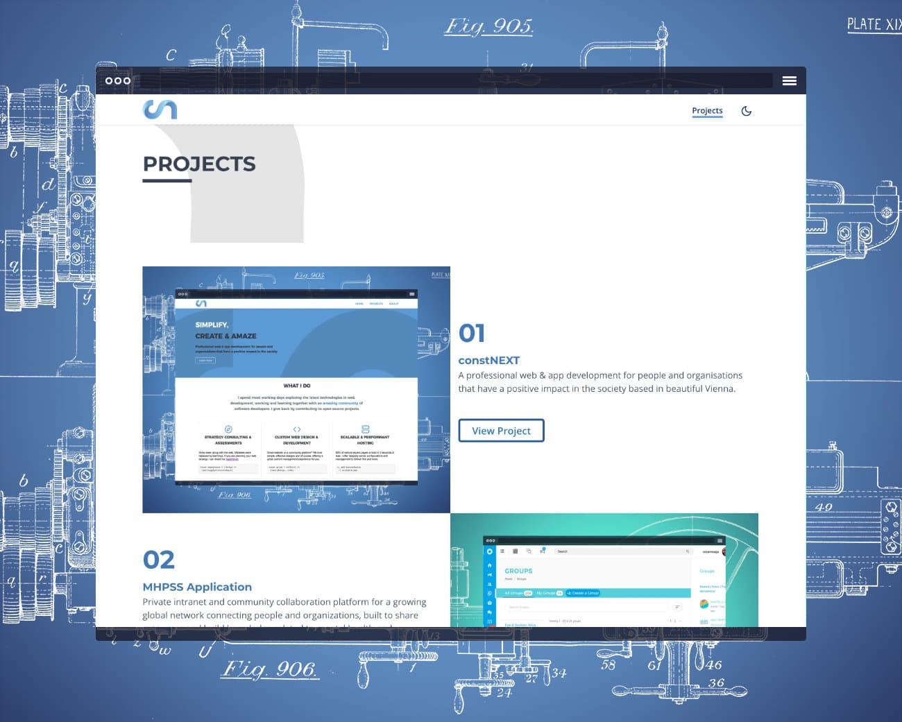 constNEXT projects